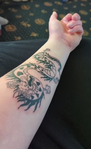 Customer photo review of TattooNumbx Numbing Cream
