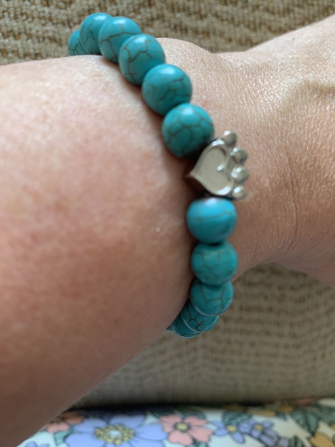 Customer photo review of Help For Paws™ Bracelet In Turquoise