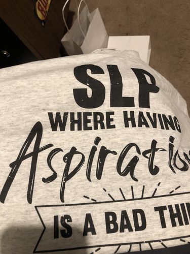 Customer photo review of Humorous Having Aspirations Is A Bad Thing Cytology Lover Novelty Anatomy