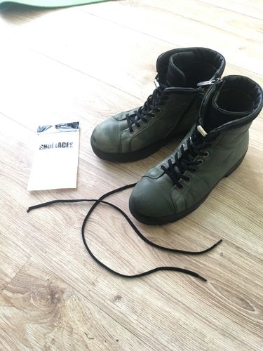 Customer photo review of No Tie Shoelaces Elastic Sneakers Metal Lock Lazy Laces for Kids and Adult One size fits all shoe