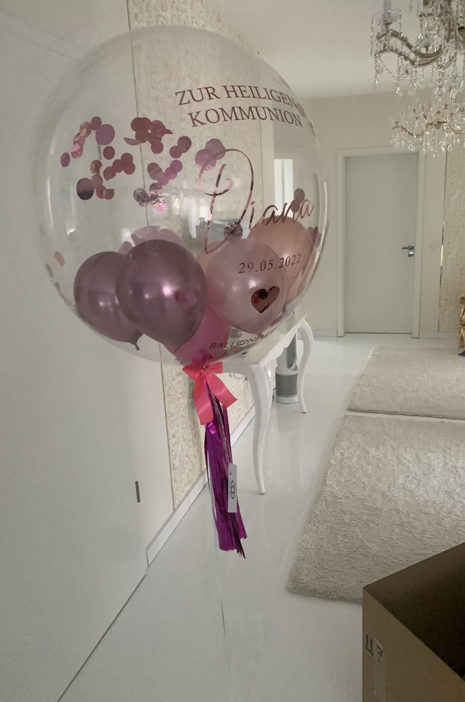 Customer photo review of Nude Designer Ballon