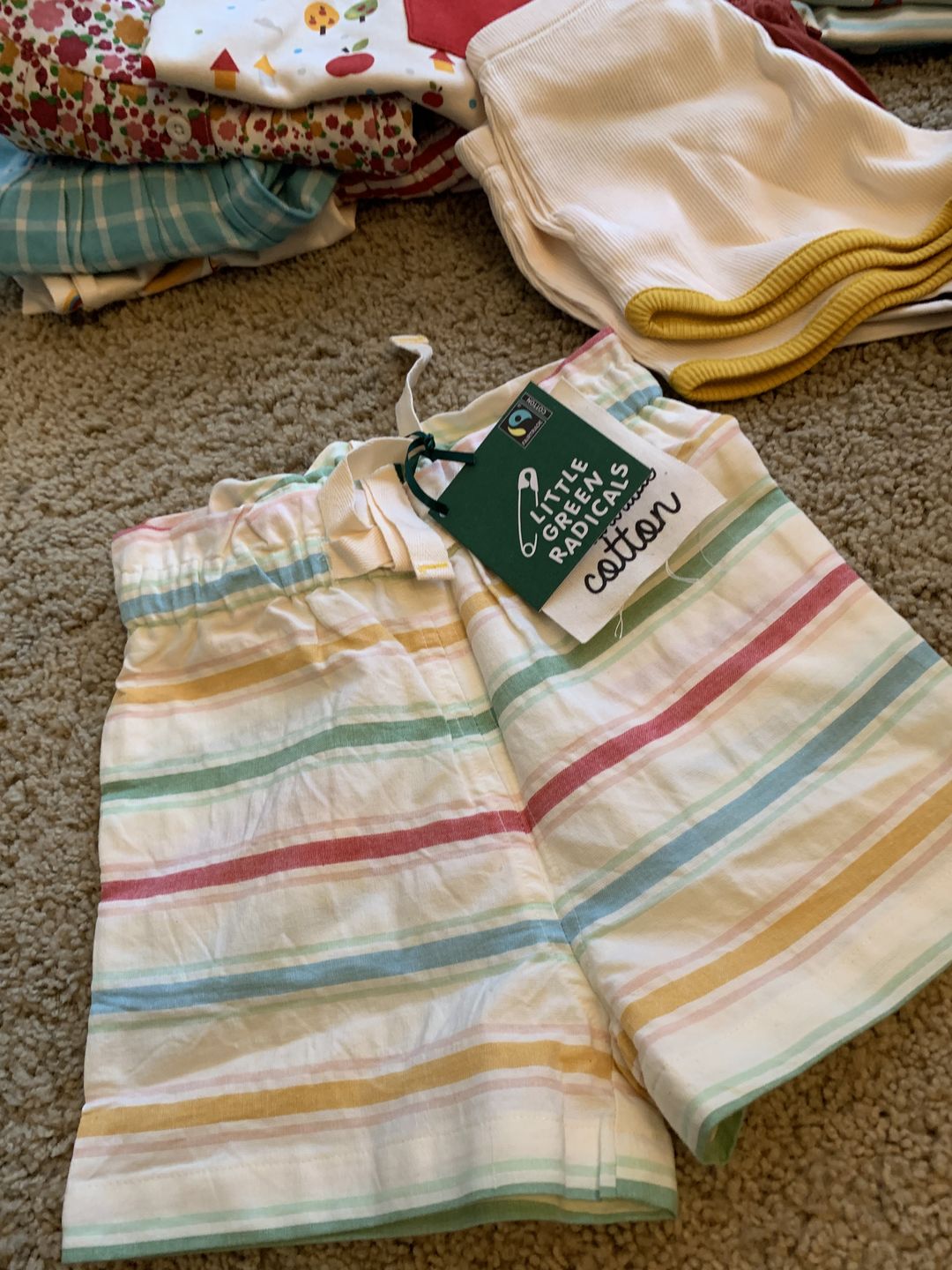 Customer photo review of Rainbow By The Sea Seersucker Shorts