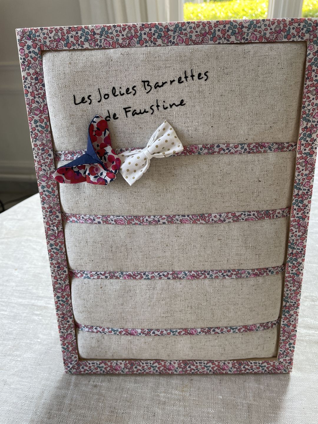 Customer photo review of Porte-barrettes personnalisable