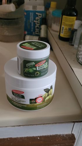Customer photo review of Palmers Olive Oil Formula Gro Therapy, 1.1 Oz