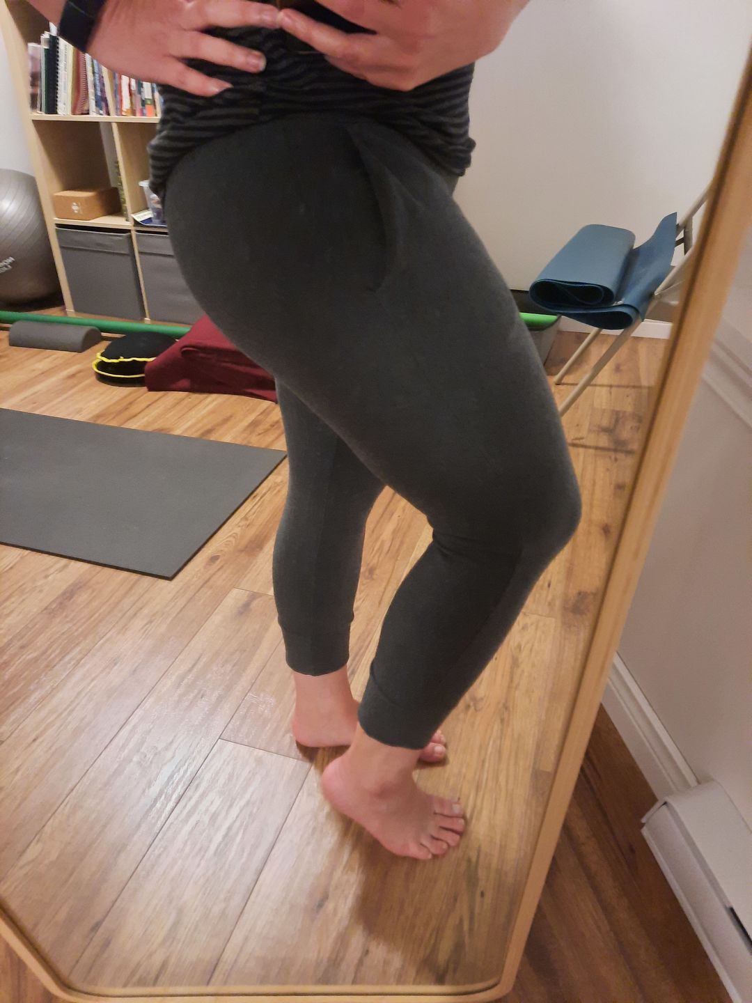 Customer photo review of *Freshly Baked* Crop Cuff Pants