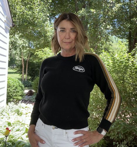 Customer photo review of Line Up Sweater