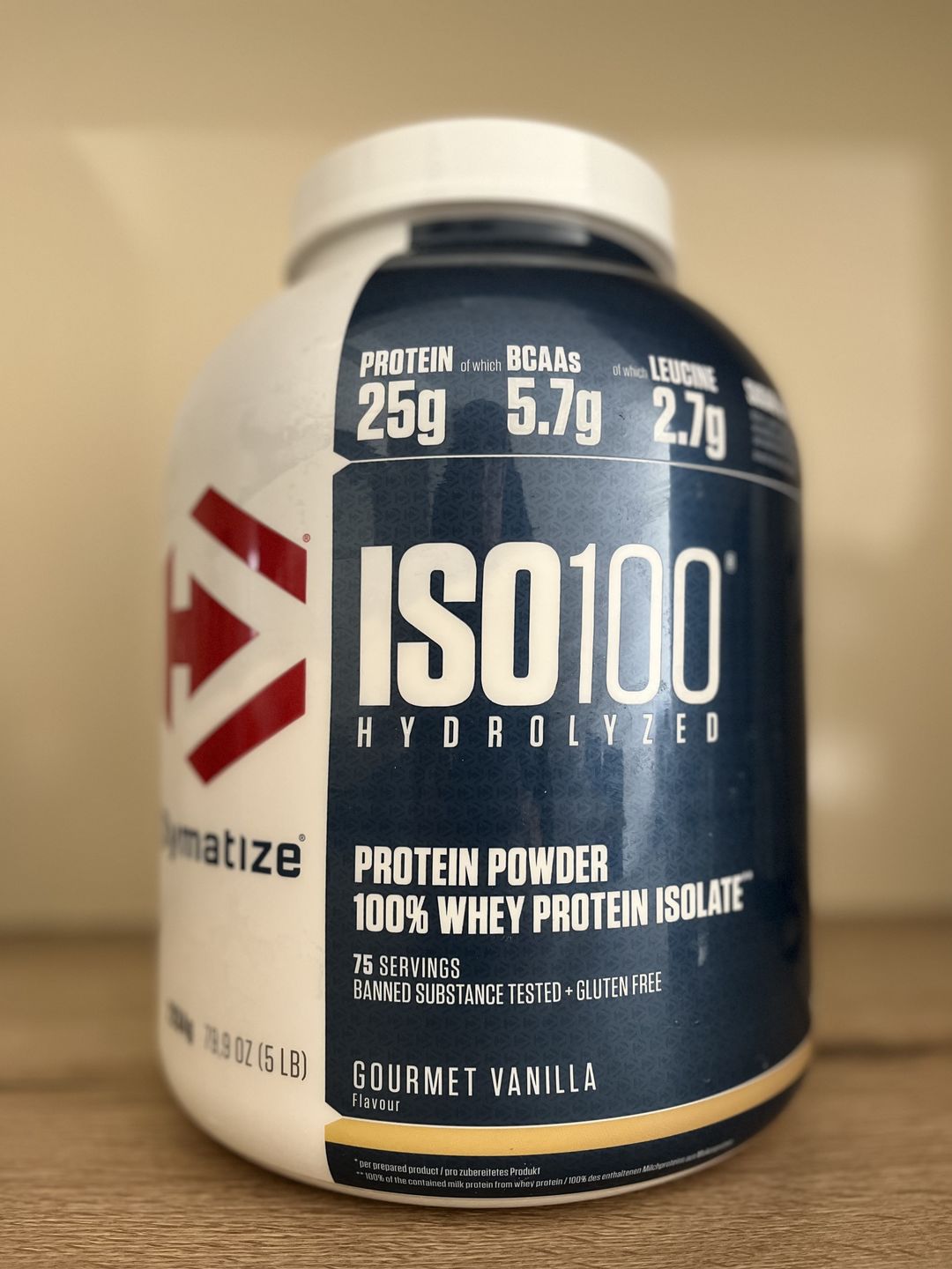 Customer photo review of Dymatize ISO 100 (932 g - 2.2 kg)