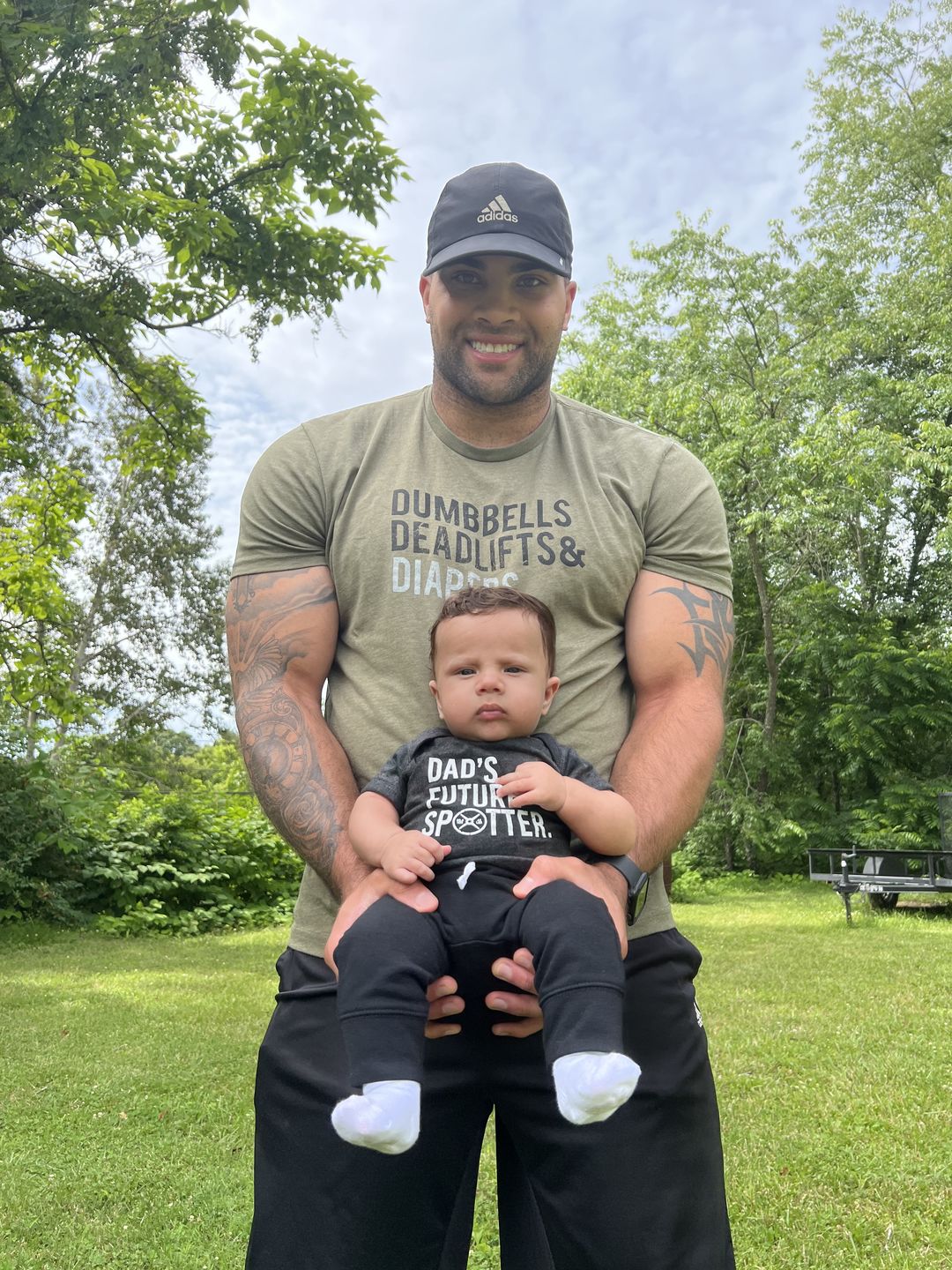 Customer photo review of Dads Future Spotter Onesie