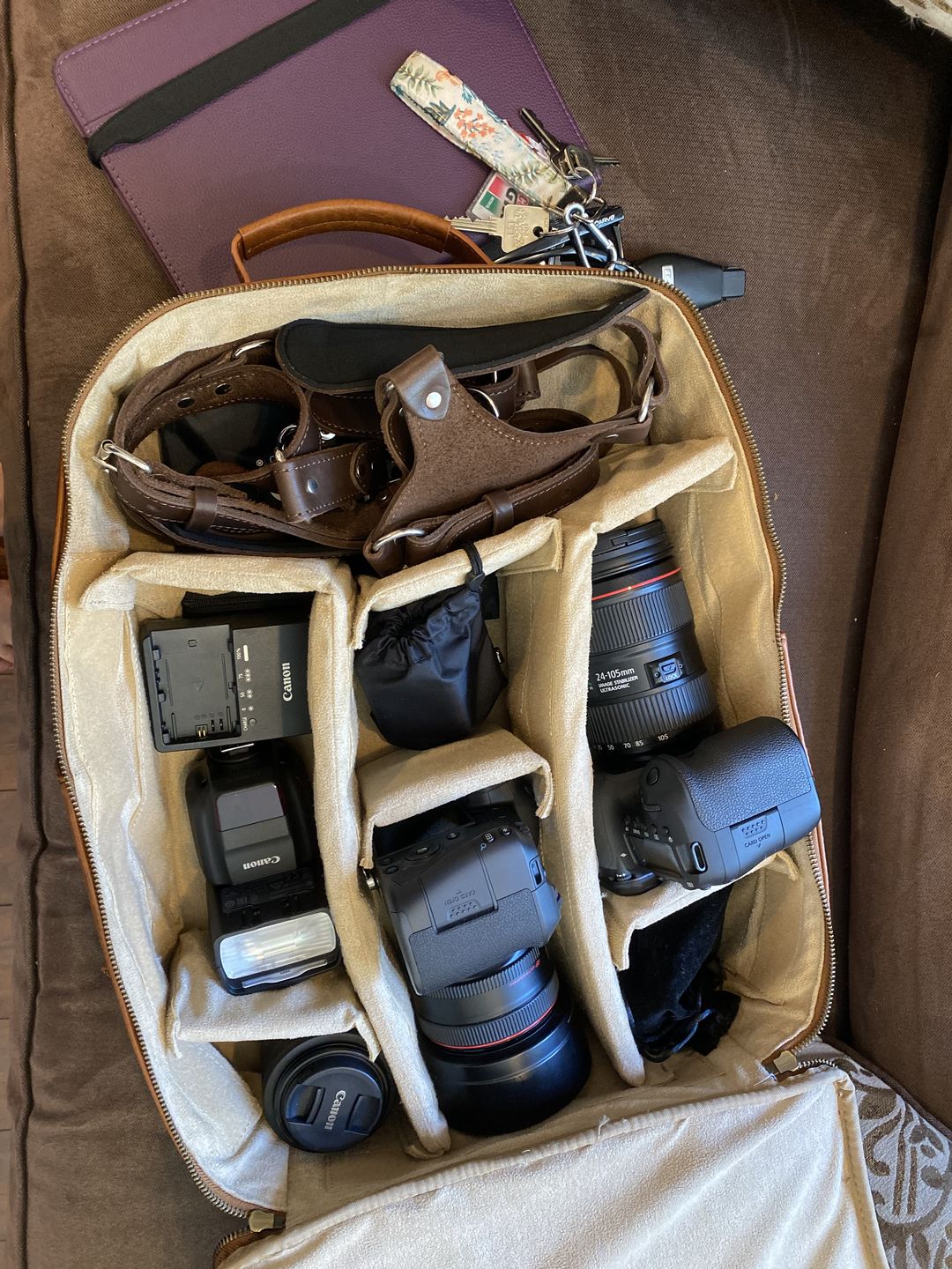 Customer photo review of The Jenessa - Our Full Size Camera Backpack
