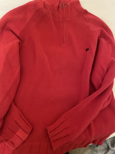 Customer photo review of Burberry Knitted Half Zip Sweater (XL)