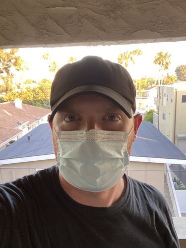 Customer photo review of Big Black Dad Hat