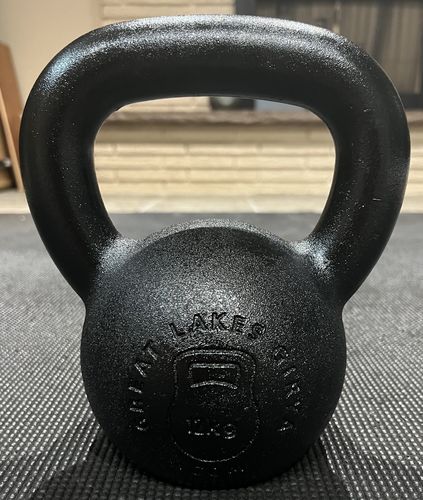 Customer photo review of 12kg / 26lbs E-coated Cast Iron Kettlebell