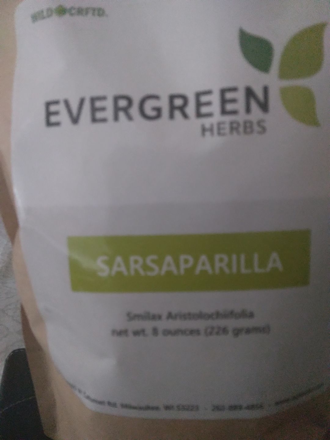 Customer photo review of Sarsaparilla (8 oz.)