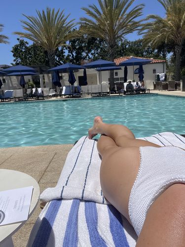 Customer photo review of Marbella ONE PIECE Bikini (White)