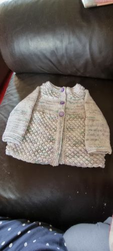 Customer photo review of Baby Mystery Knitting Box