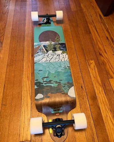 Customer photo review of Globe Bannerstone in Lodge 41" Drop Down Longboard