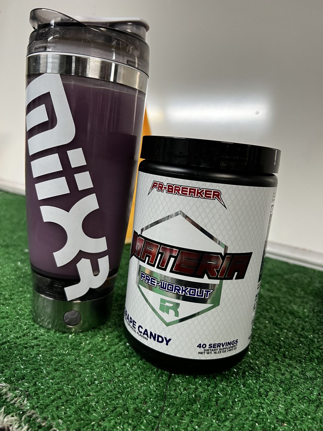 Customer photo review of MATERIA Pre-Workout V2.0