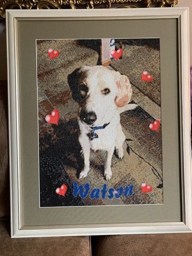 Customer photo review of Custom Diamond Painting Kits for Adults DIY 5D - Photo Diamond Art Shipped from USA