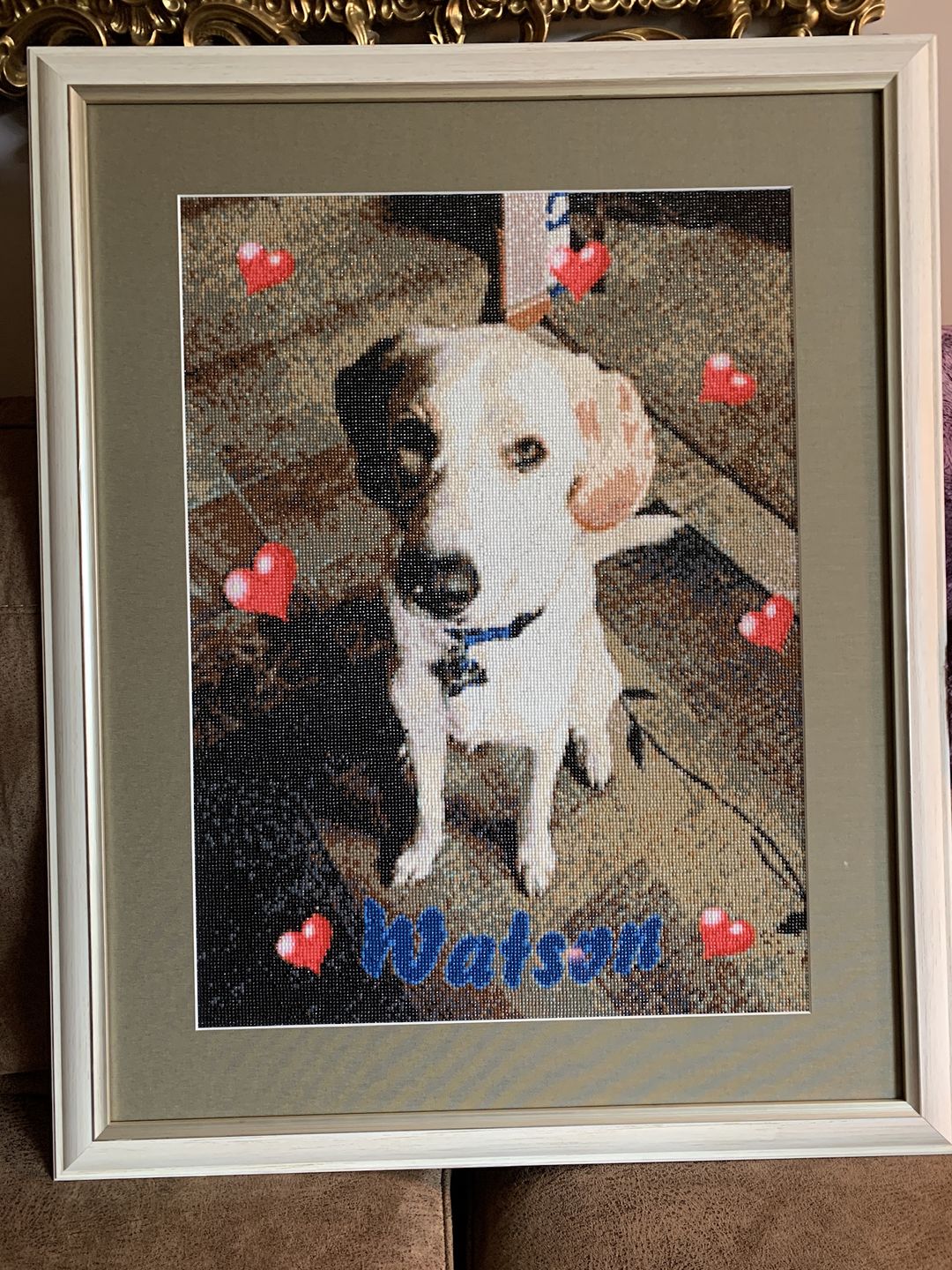 Customer photo review of Custom Diamond Painting Kits for Adults DIY 5D - Photo Diamond Art Shipped from USA