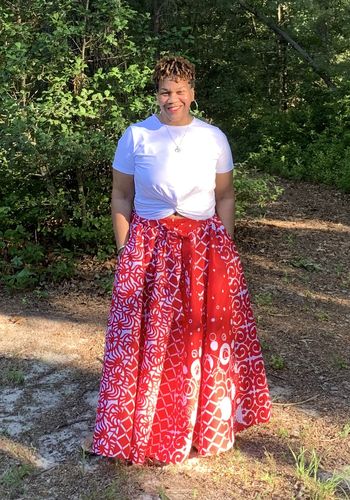 Customer photo review of Diva Maxi Skirt