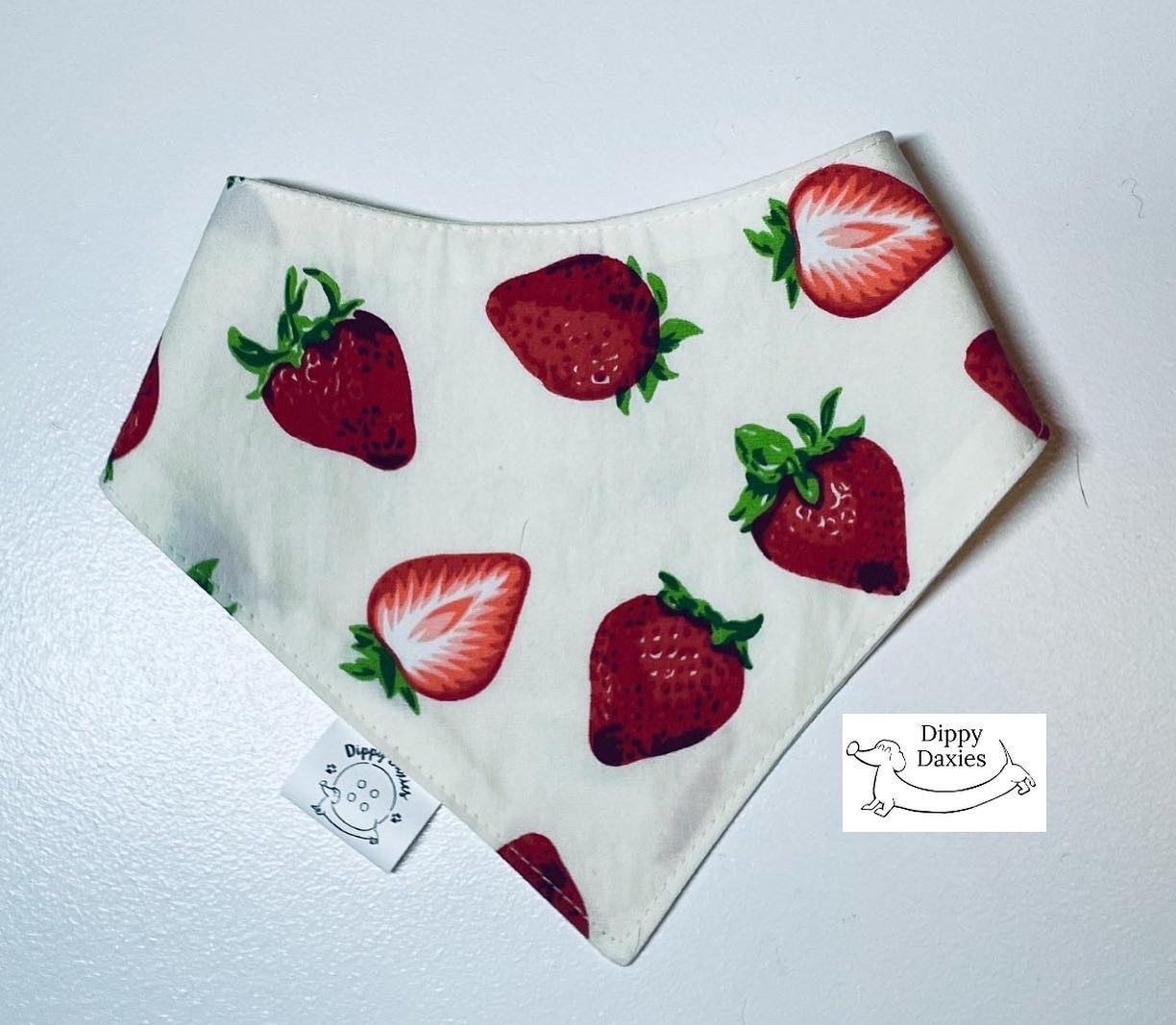 Customer photo review of Strawberry Rose & Hubble Cotton Poplin Fabric