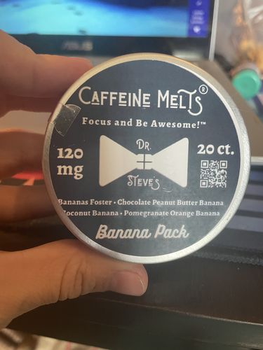 Customer photo review of Black Licorice 150mg Caffeine Melts® PLUS (10mcg B-12, 8/15ct)