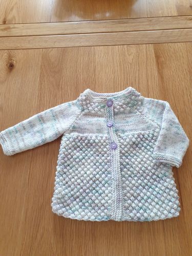 Customer photo review of Baby Mystery Knitting Box