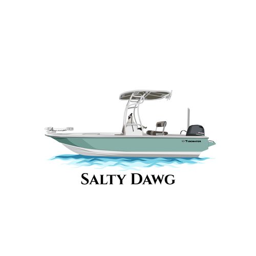 Customer photo review of Custom Digital Boat Artwork