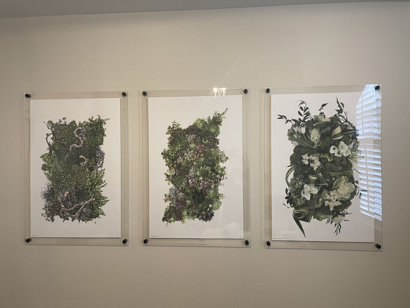 Customer photo review of Acrylic Floating Frame