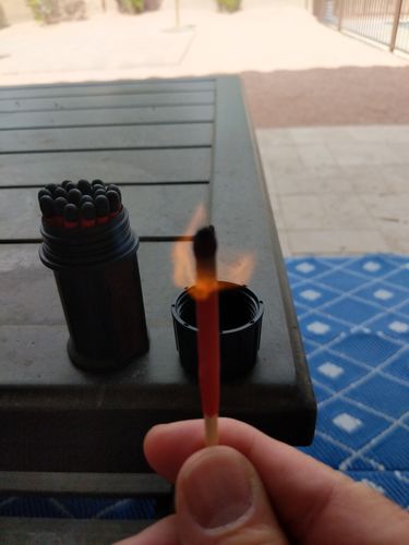 Customer photo review of Stormproof Matches
