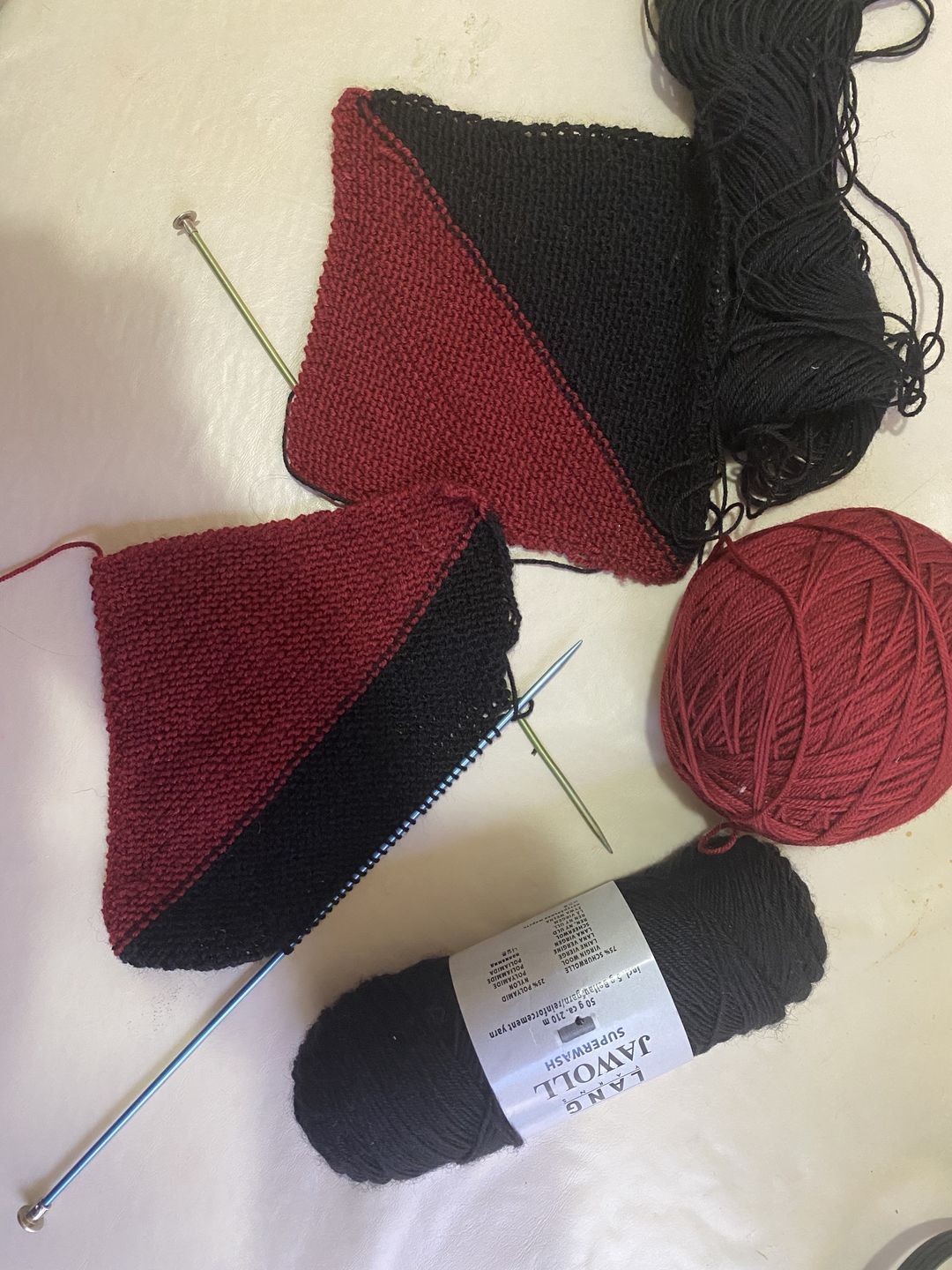 Customer photo review of Malabrigo Sock Merino Knitting Yarn