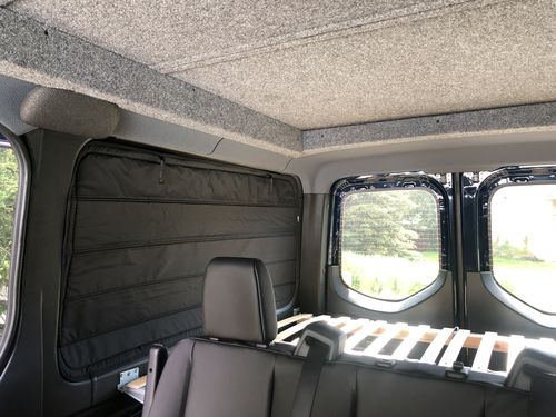 Customer photo review of Sprinter - 144wb Quarter Panel Shade (Passenger's Side)