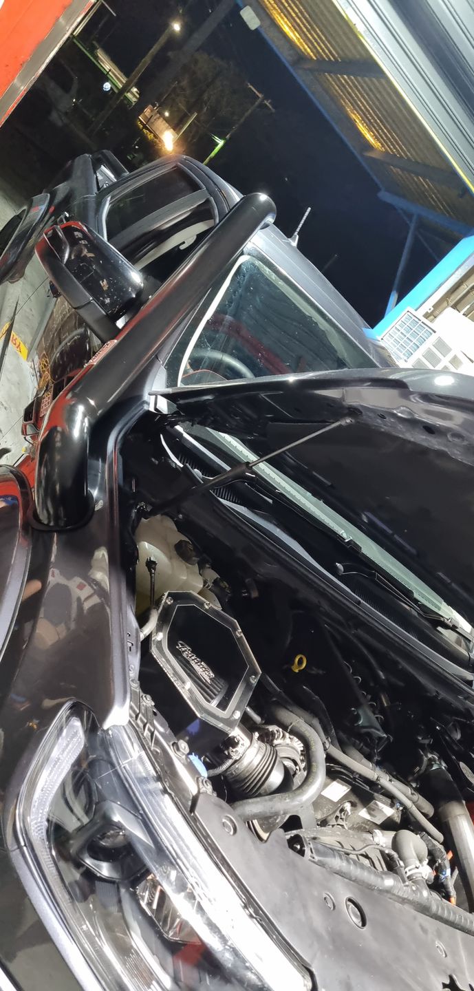 Customer photo review of PX1, PX2 & PX3 Ford Ranger Snorkel (Single Turbo)