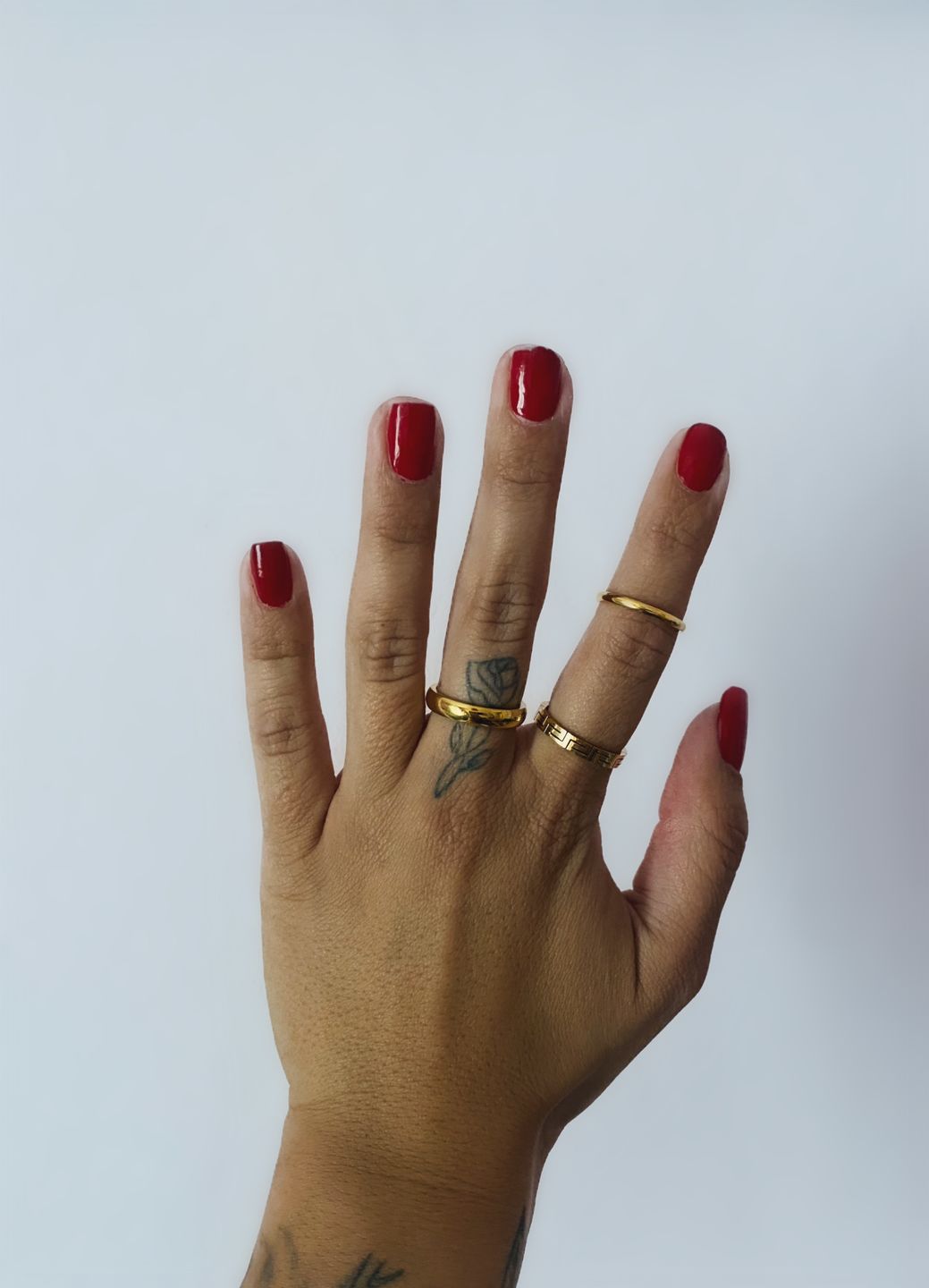 Customer photo review of Lena Ring | 18K vergoldet