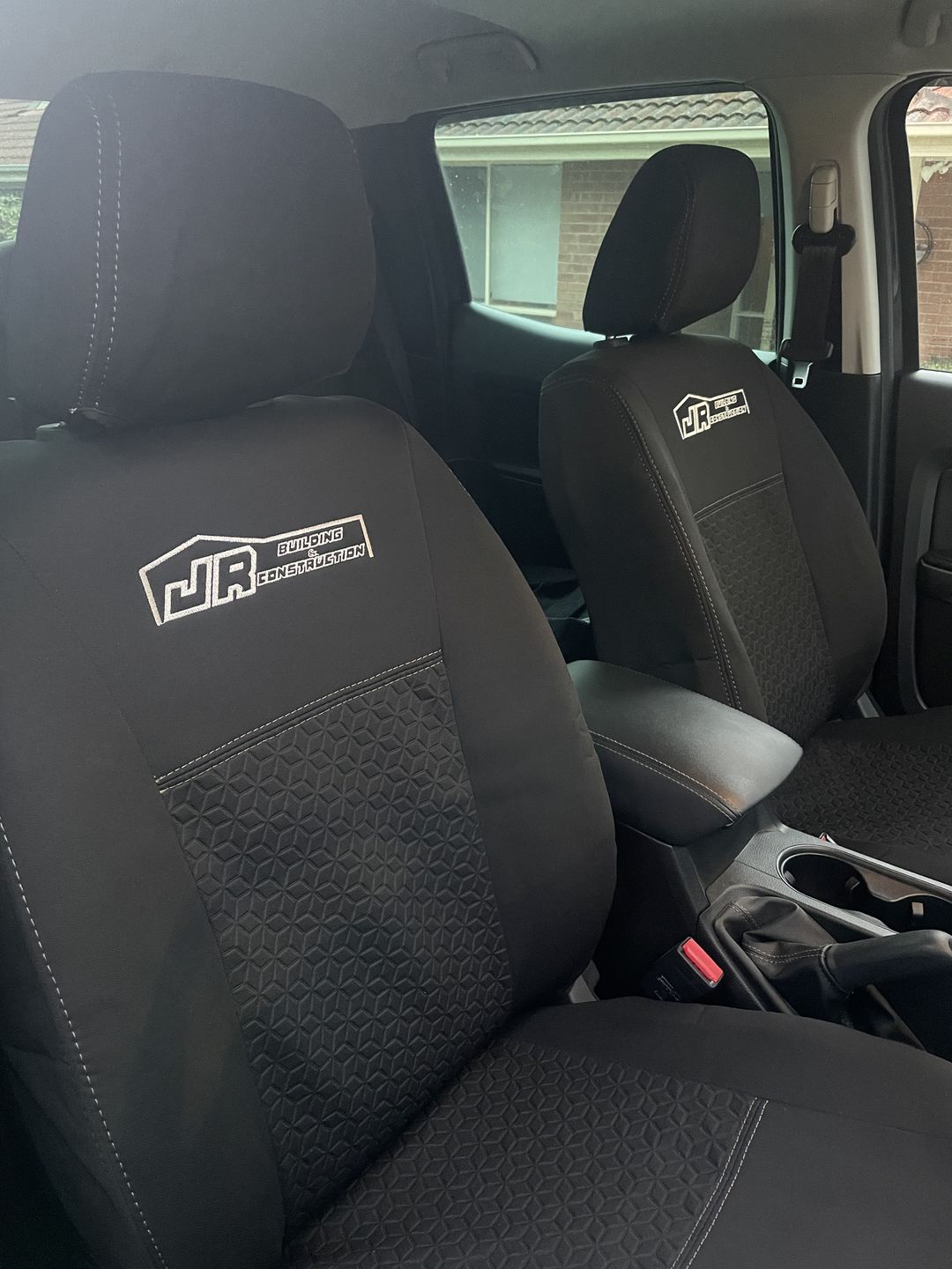Customer photo review of Ford Ranger PX II & III Premium Neoprene 2x Front Seat Covers (Made to Order)