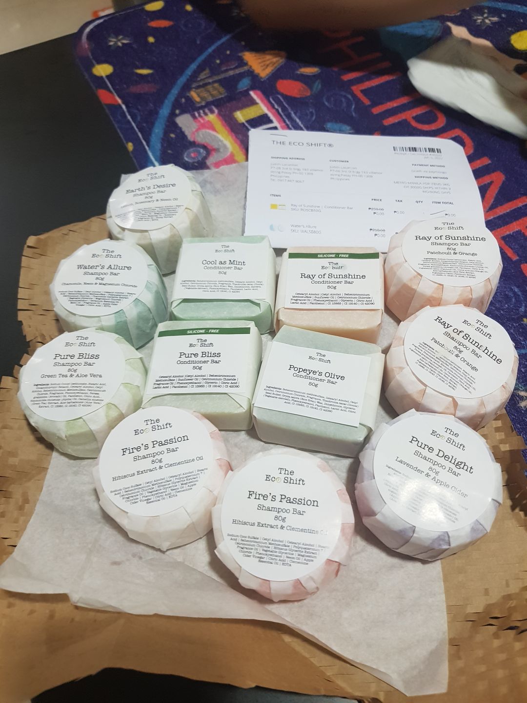 Customer photo review of Pure Bliss | Shampoo Bar