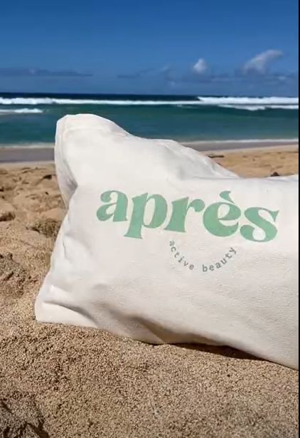 Customer photo review of après tote bag