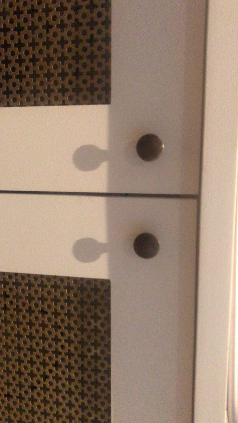 Customer photo review of Classic Aged Bronze Cupboard Handles