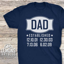 Customer photo review of Dad Established (CUSTOM) Premium Tee