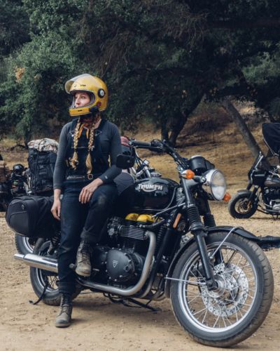 Customer photo review of Two Wheels Overalls Midnight Blue