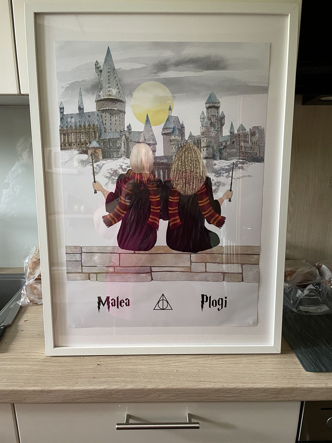 Customer photo review of Zauberinnen/Zauberer - Personalisiertes Poster