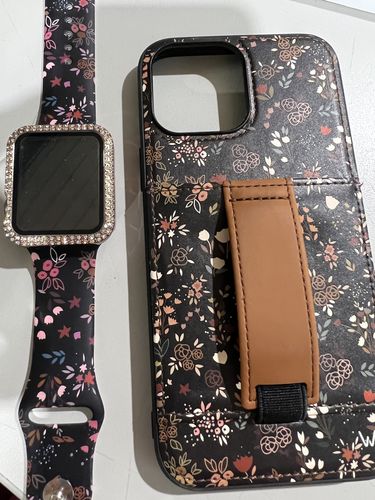 Customer photo review of Midnight Floral - Apple Watch Band