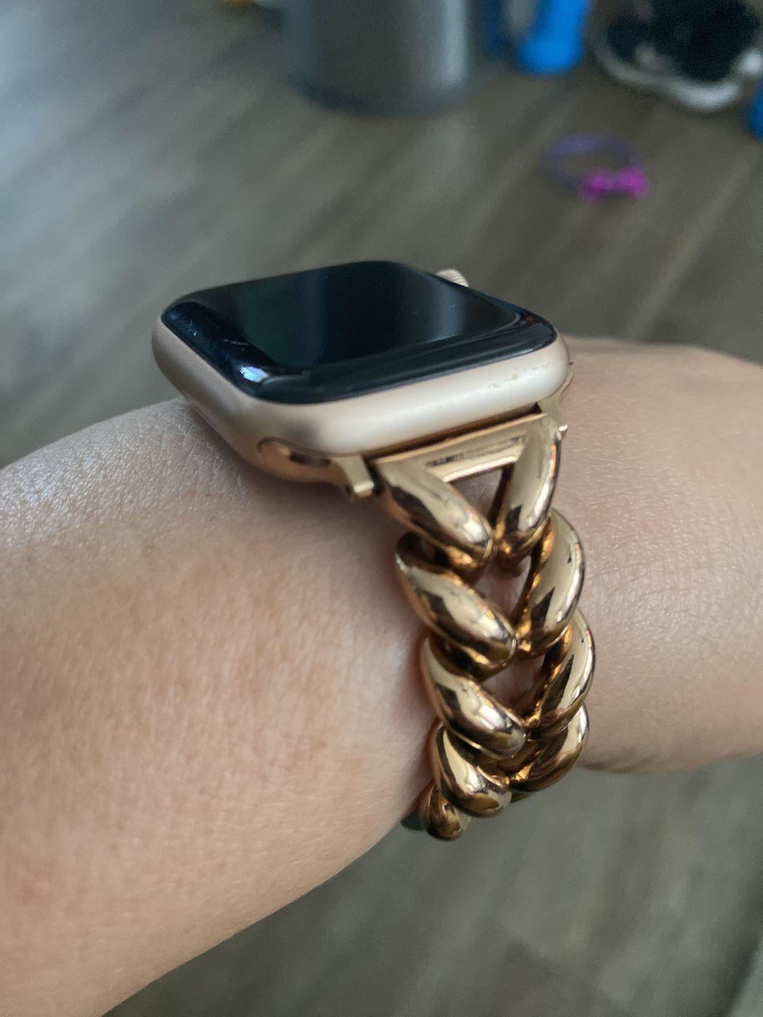 Customer photo review of Herringbone Band for the Apple Watch