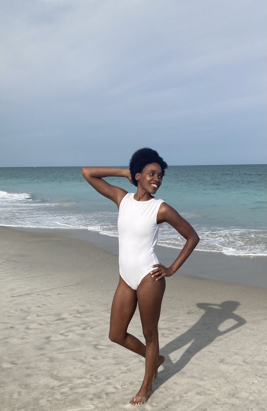 Customer photo review of Open Scale One Piece Swimsuit With Metal Clutch