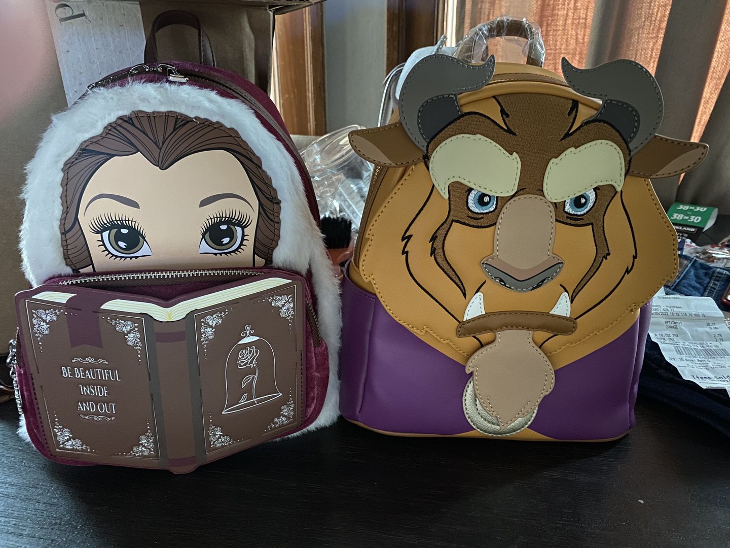 Customer photo review of 707 Street Exclusive - Disney Minnie Mouse Silver Sequin Mini Backpack - June Preorder