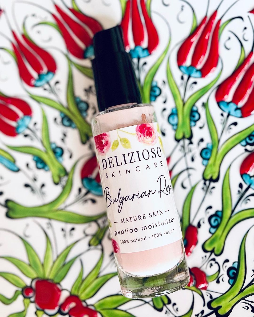 Customer photo review of Bulgarian Rose Mature Skin Peptide Moisturizer