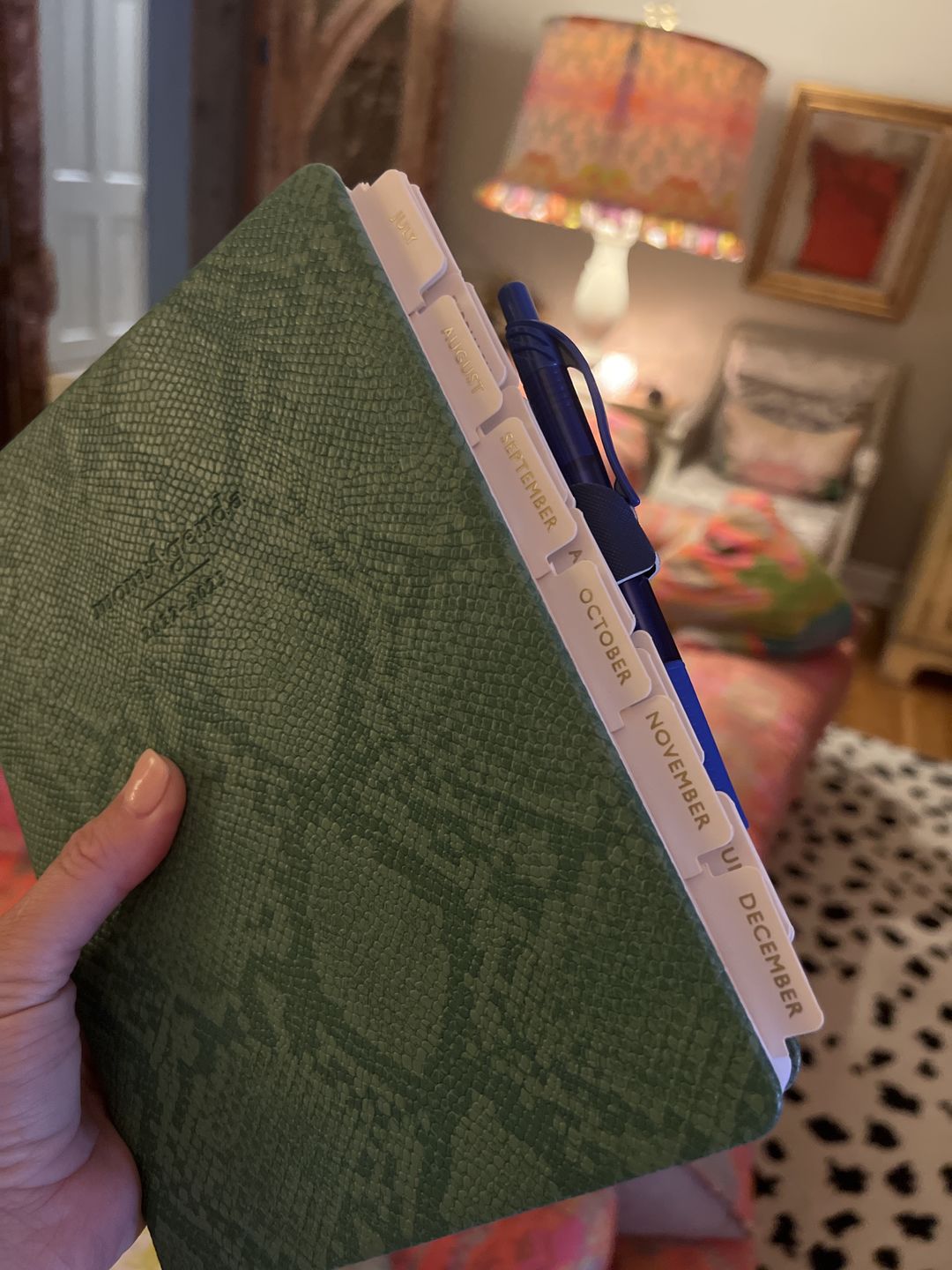 Customer photo review of NEW COLORS!! Adhesive Pen Holder