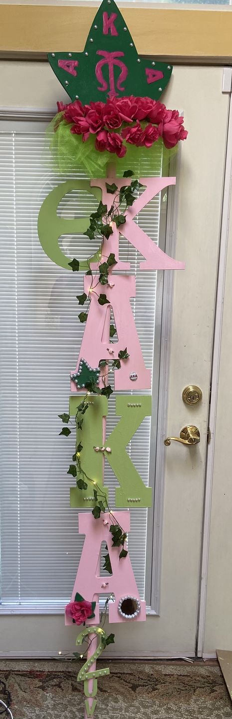 Customer photo review of Unfinished Wooden Bold Kappa Shape - Craft - up to 36" DIY