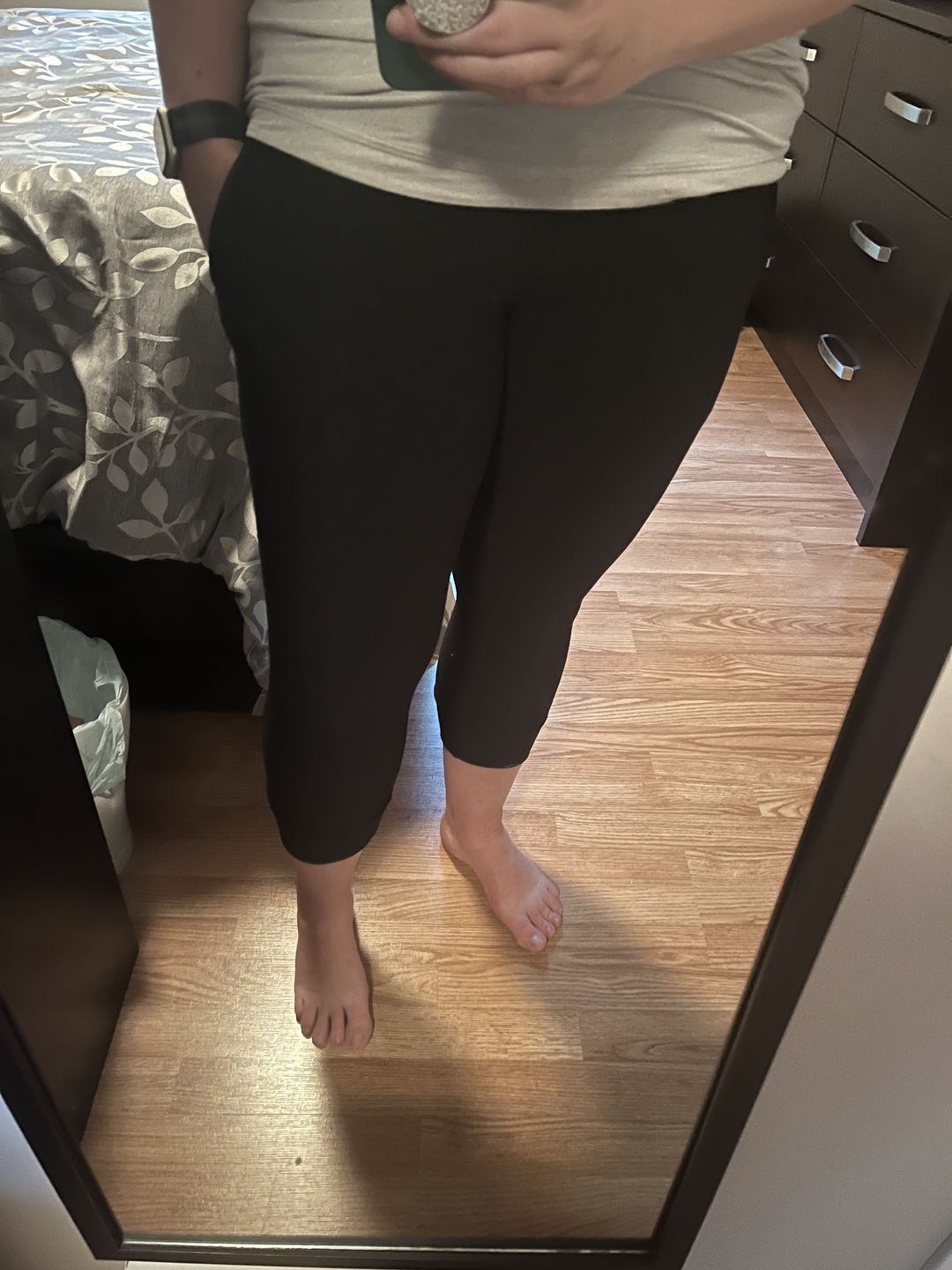 Customer photo review of *Freshly Baked* Crop Cuff Pants