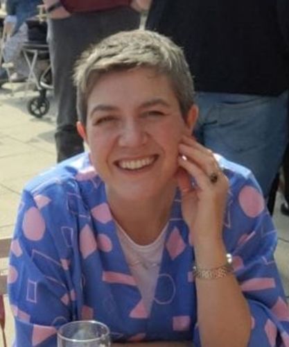 Customer photo review of Miss PomPom Diamond Dreams Holiday Trousers